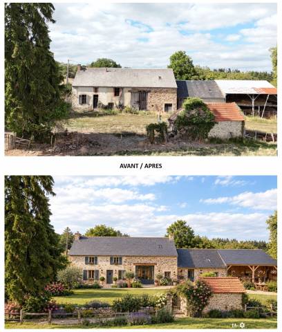 Granja para restaurar En venta Creuse