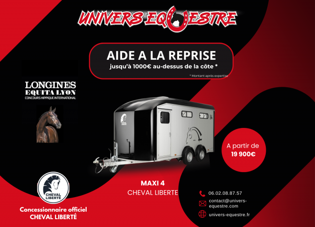 Van caballos Cheval Liberté OPTIMAX 4 Caballos 2025 Nuevo