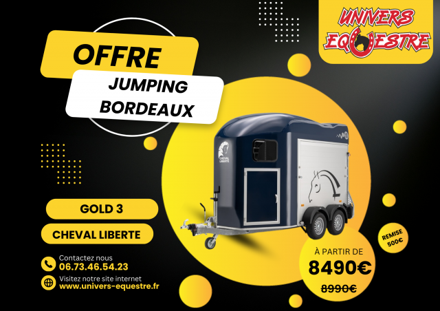 Van caballos Cheval Liberté GOLD 3 2 Caballos 2025 Nuevo
