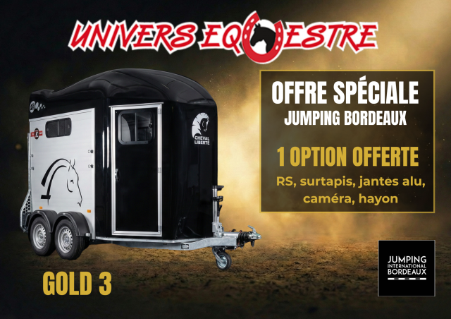 Van caballos Cheval Libert&eacute; GOLD 3 2 Caballos 2026 Nuevo