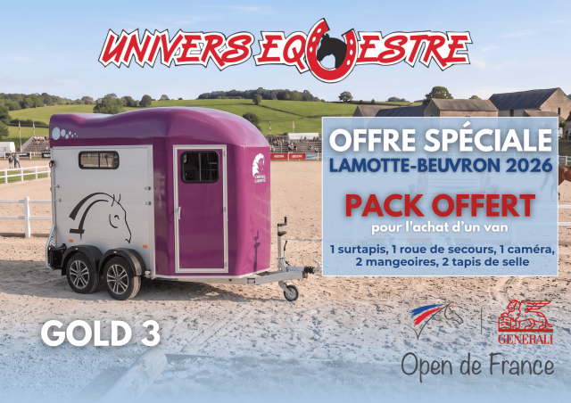 Van caballos Cheval Libert&eacute; GOLD 3 2 Caballos 2026 Nuevo
