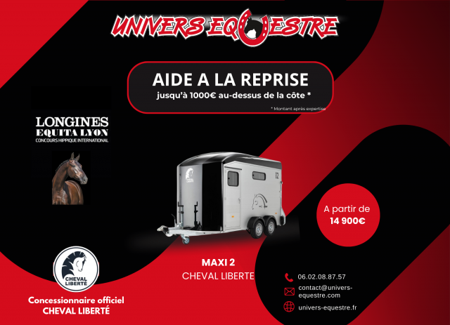 Van caballos Cheval Liberté DUOMAX 2 Caballos 2024 Nuevo