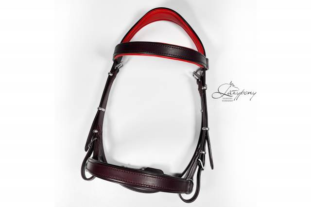 Cabezada para caballos WE Lazypony, Leather bridle