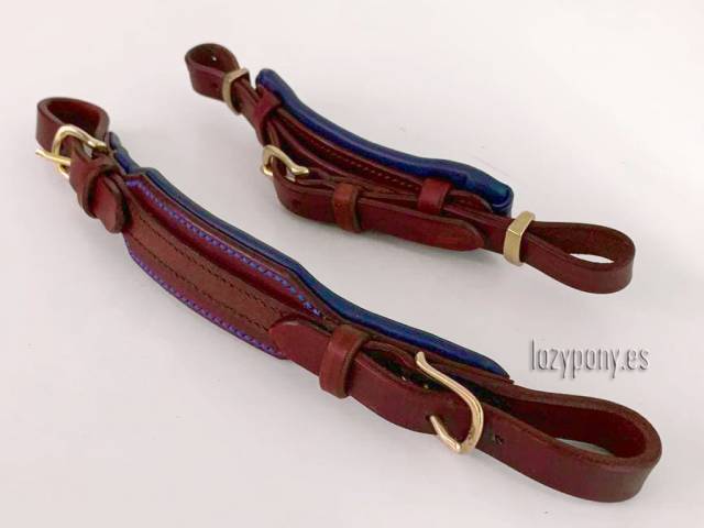Muserola hackamore de cuero Lazypony