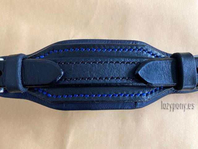 Muserola hackamore de cuero Lazypony