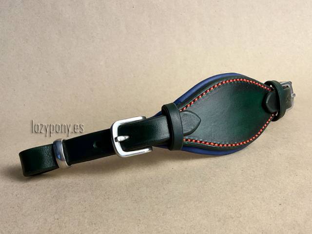 Muserola hackamore de cuero Lazypony