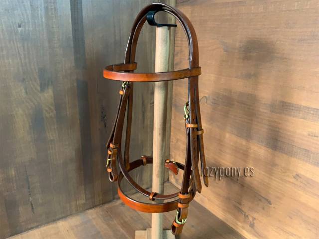 Cabezada Hunter Lazypony, Hunter leather horse bridle