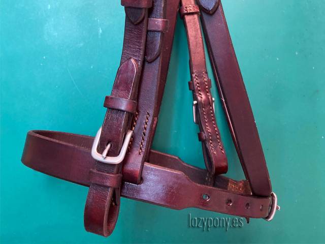 Cabezada Hunter Lazypony, Hunter leather horse bridle
