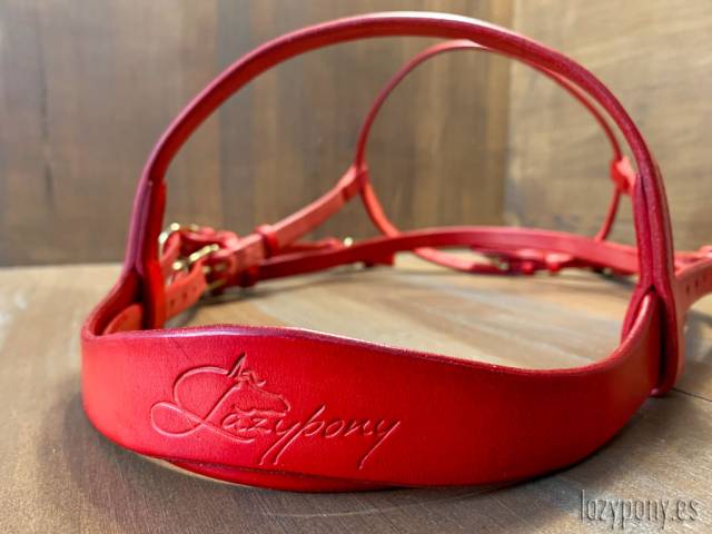 Cabezada Hunter Lazypony, Hunter leather horse bridle