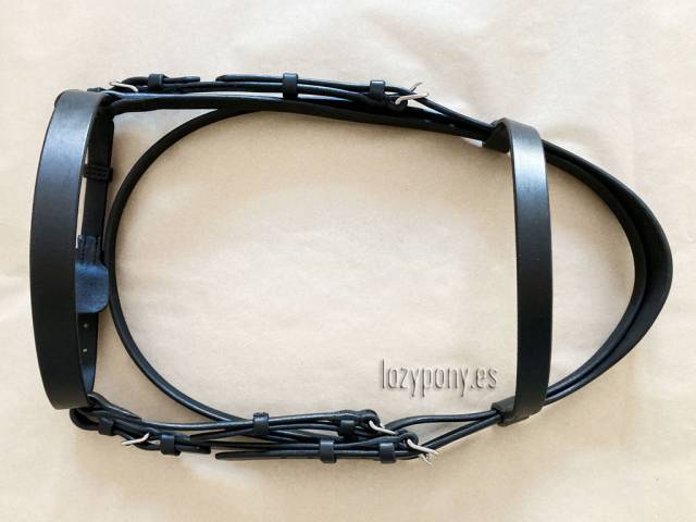 Cabezada Hunter Lazypony, Hunter leather horse bridle
