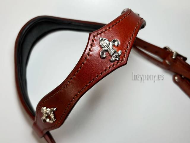 Frontaleras de cuero Lazypony, Leather browbands 