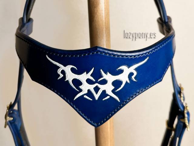 Frontaleras de cuero Lazypony, Leather browbands 