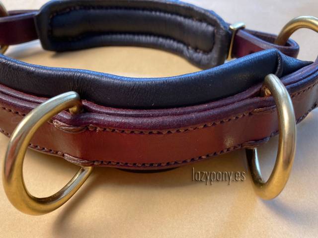 Muserola cavesson \ serreta Lazypony, Leather noseband 