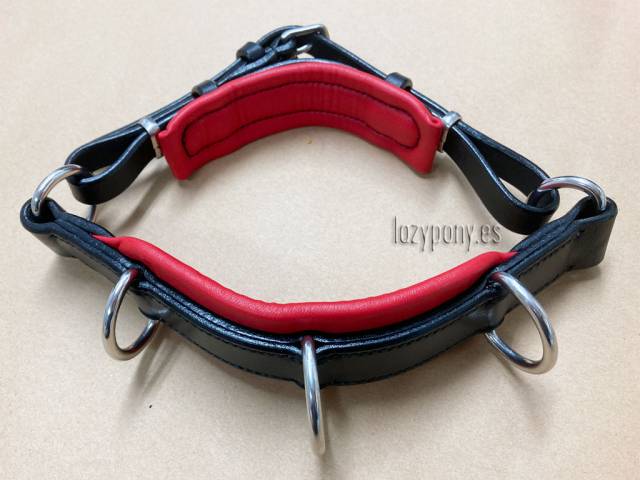 Muserola cavesson \ serreta Lazypony, Leather noseband 