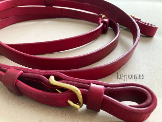 Riendas de cuero Lazypony, Leather reins Lazypony