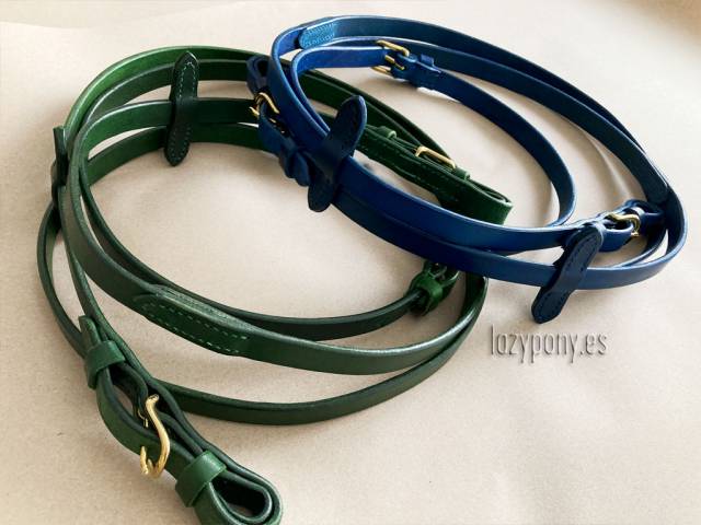 Riendas de cuero Lazypony, Leather reins Lazypony