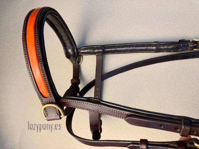 Leather sidepull Lazypony