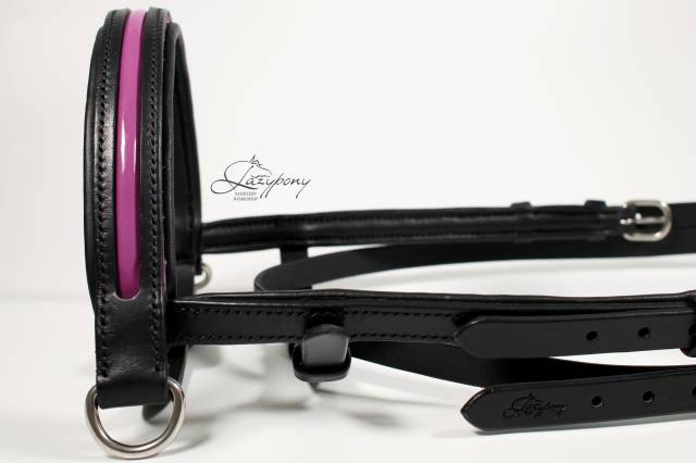 Leather sidepull Lazypony