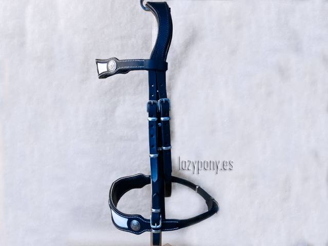 Medieval fancy horse bridle Lazypony