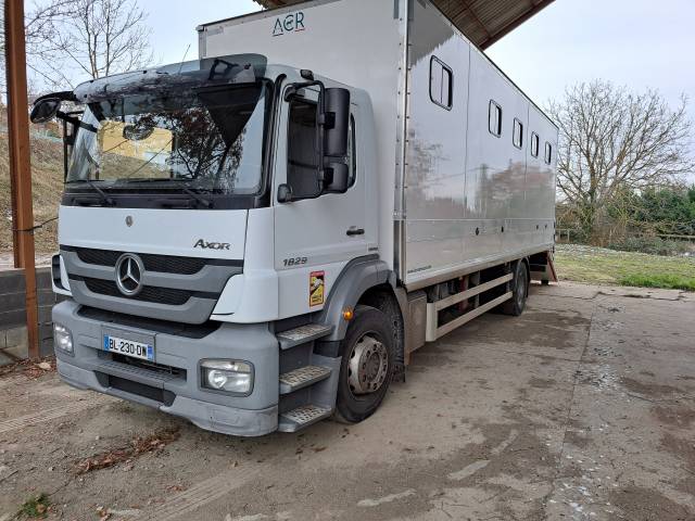 Camión para caballos Mercedes AXOR 1829 2011 De segunda mano