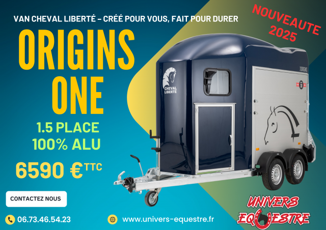 Van caballos Cheval Liberté GOLD ONE ORIGINS 1,5 Caballos 2025 Nuevo