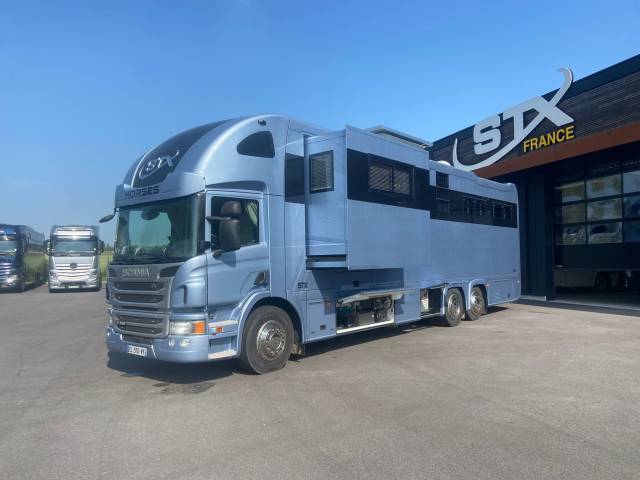 Camión para caballos Scania P 410 2017 De segunda mano