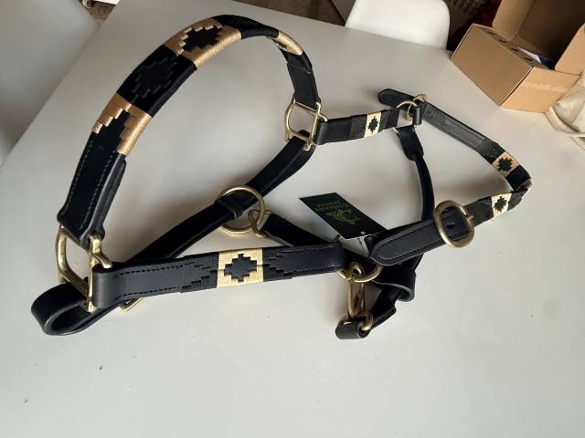 Cabezada Polo cuero - horse halters 