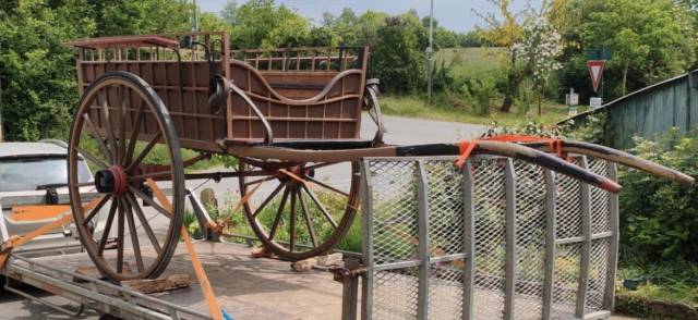 Coche enganches - Carruaje con banqueta - Otra marca - Char &agrave; band  