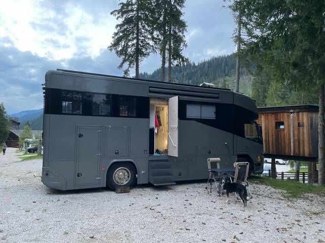 Cami&oacute;n para caballos Volvo fm 2012 De segunda mano