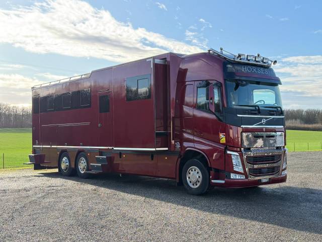 Cami&oacute;n para caballos Volvo Paillard 2017 De segunda mano