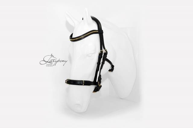 Cabezada cavesson acad&eacute;mica Lazypony/ Cavesson bridle
