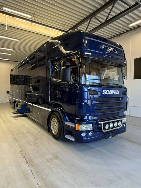 Cami&oacute;n para caballos Scania Interhorse 2013 De segunda mano