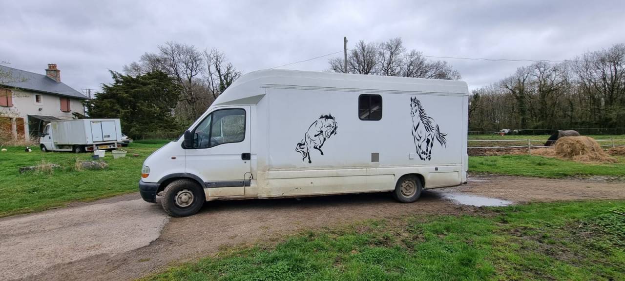 Furgoneta para caballos Renault Renault Master 2 1985 De segunda mano
