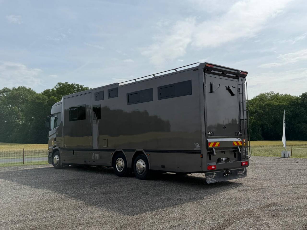 Cami&oacute;n para caballos Scania Paillard 2018 De segunda mano