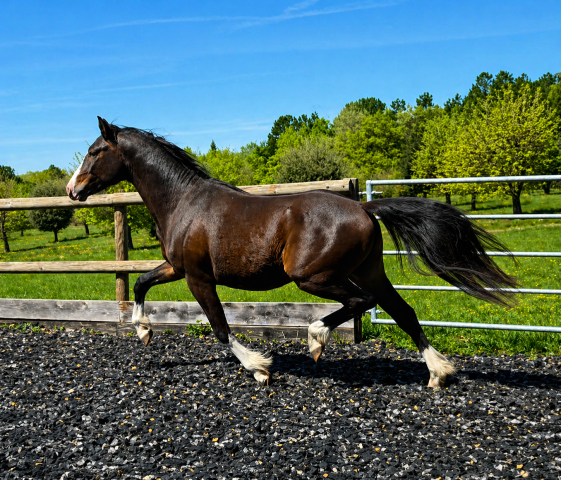 Caballo entero PFS Poni Fran&ccedil;&eacute;s de Silla En venta 2024 Bayo moreno