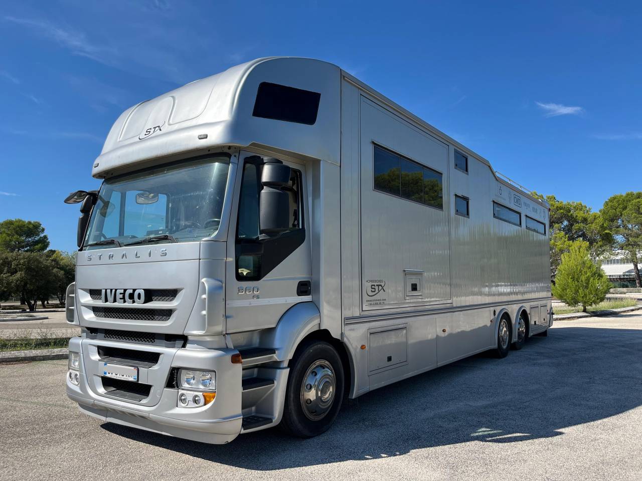Cami&oacute;n para caballos Iveco STX 2008 De segunda mano
