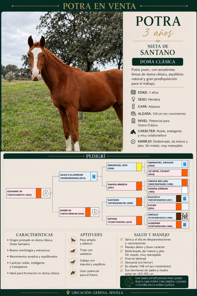 Venta CDE nieta de Santano