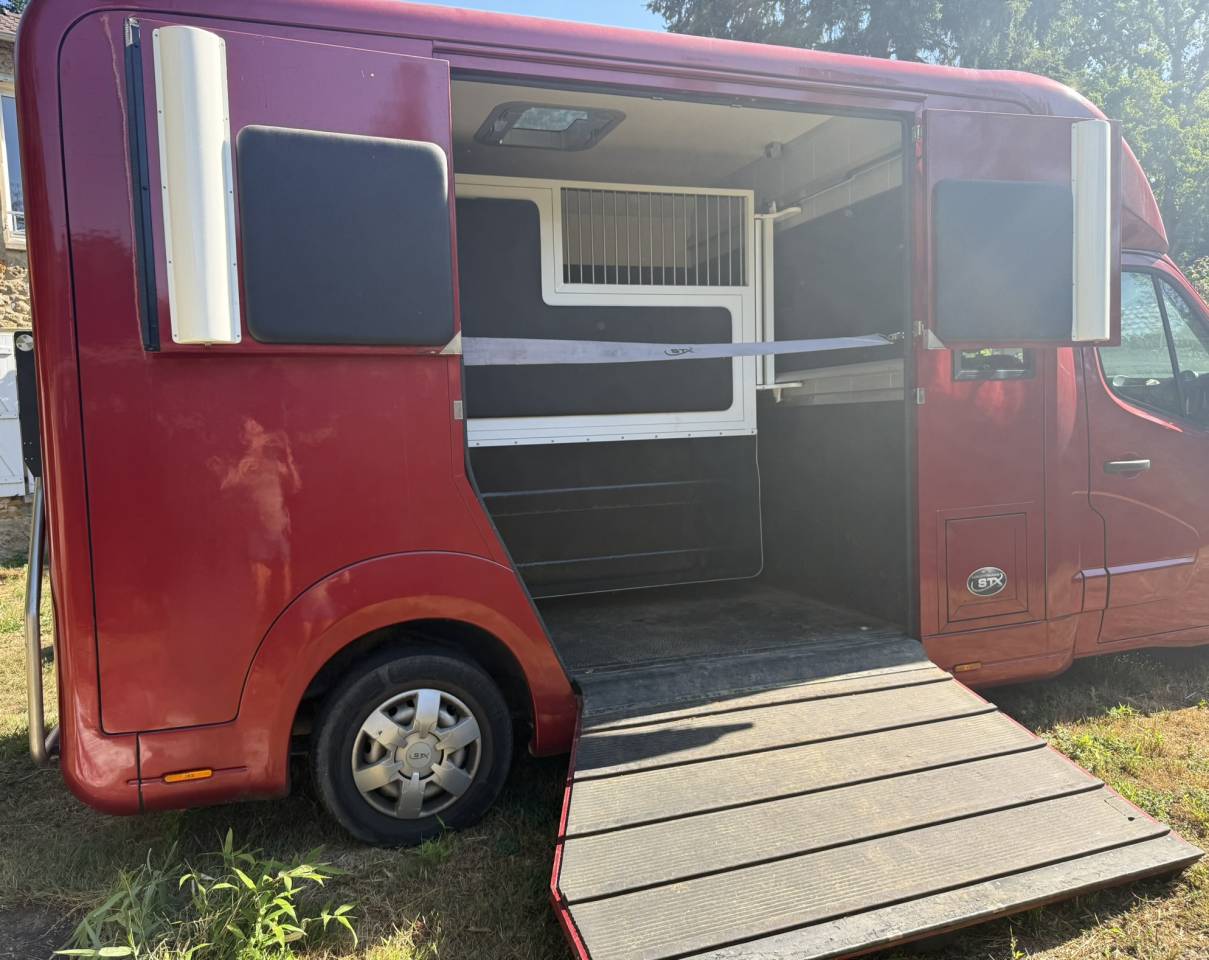 Furgoneta para caballos Renault Renault Master DCI 150 STX mod&egrave;le Stalle 2015 De segunda mano