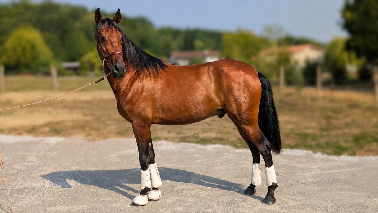 Caballo castrado PRE Pura Raza Espa&ntilde;ola En venta 2023 Bayo