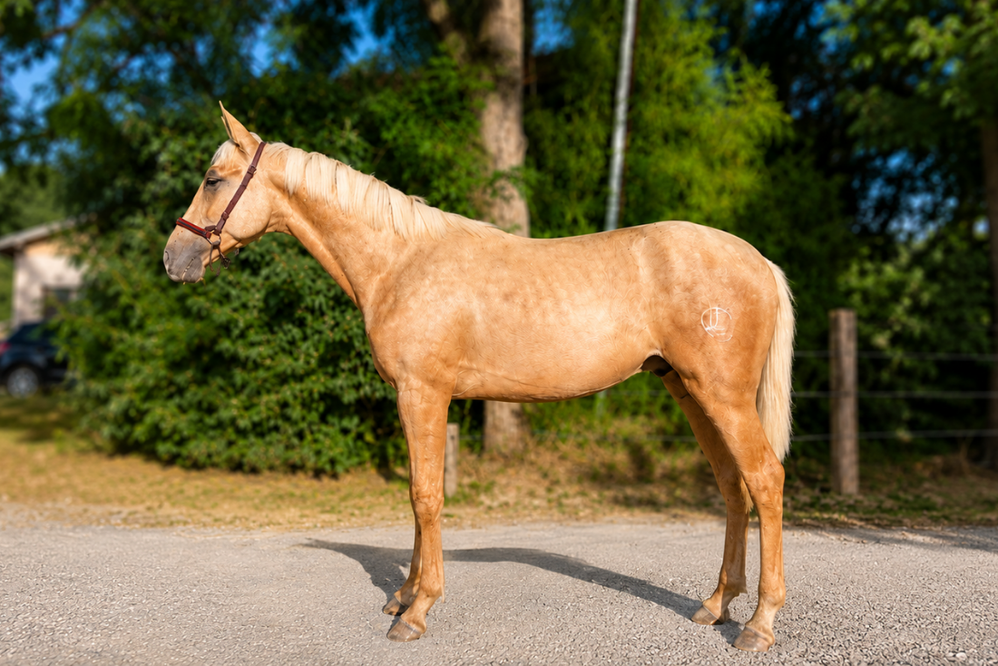 Potro PRE Pura Raza Espa&ntilde;ola En venta 2025 Palomino por ADAGIO CALLER