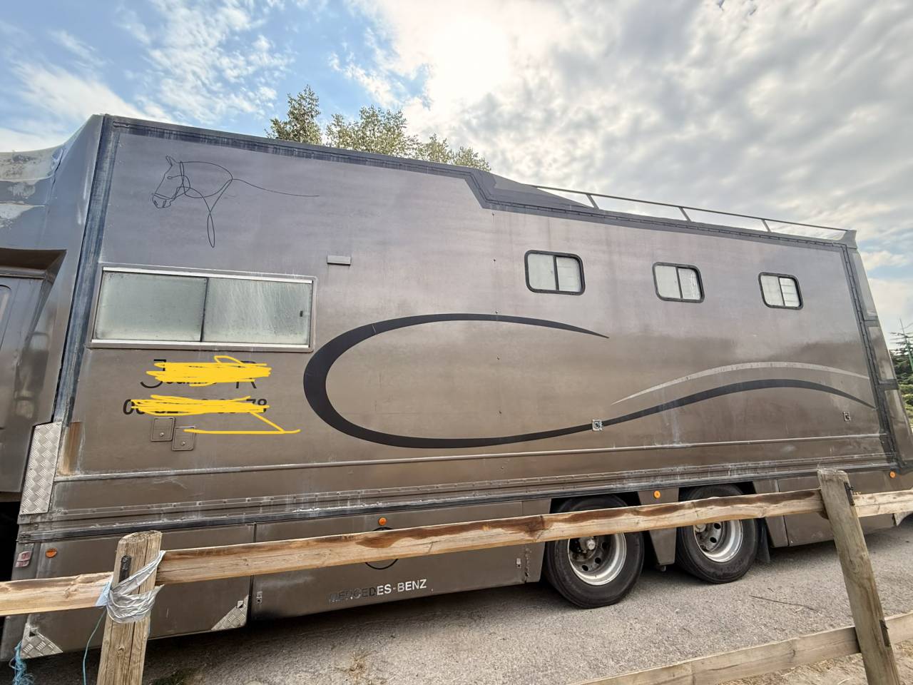 Cami&oacute;n para caballos Scania S&eacute;rie 3 113 M 1991 De segunda mano
