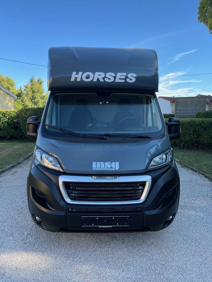 Furgoneta para caballos Peugeot PEUGEOT BOXER BLUEHDI 165 MSG STALLION LIGHT  De segunda mano