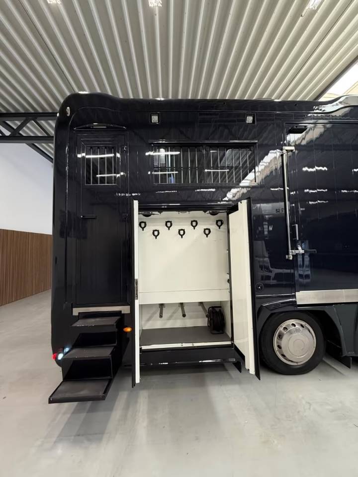Cami&oacute;n para caballos Renault RENAULT MAGNUM 480 STX 5 HORSES POP OUT 2011 De segunda mano