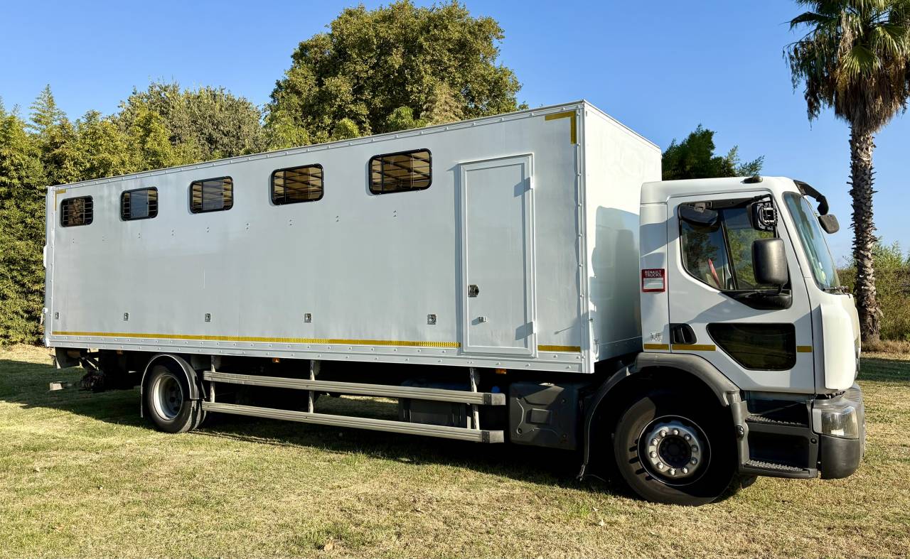Cami&oacute;n para caballos Renault D 280 2018 De segunda mano