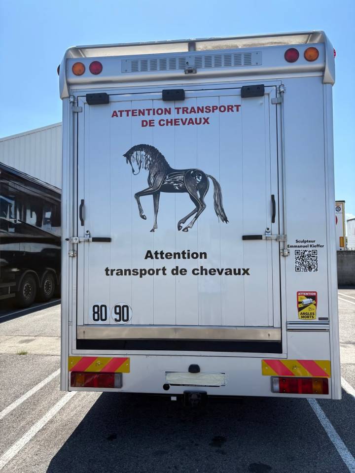Cami&oacute;n para caballos Man 12224 2000 De segunda mano