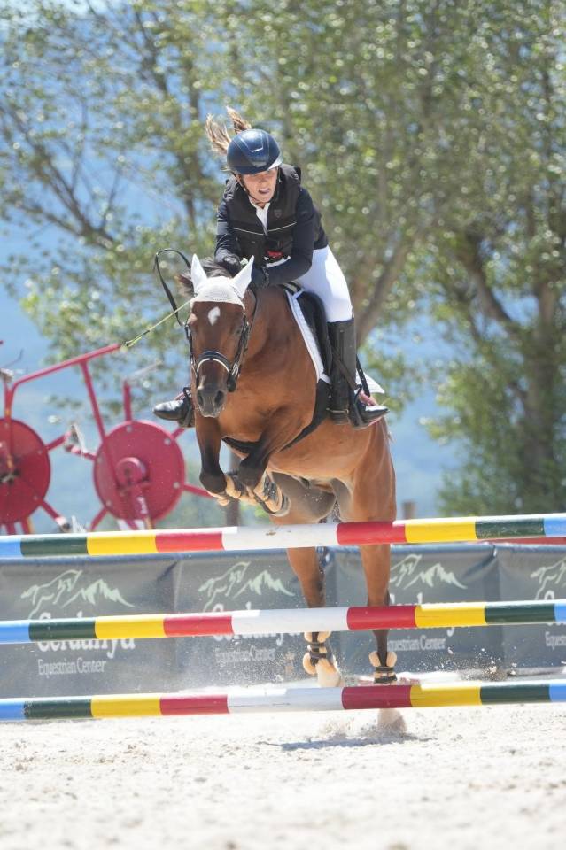 Pony D de salto espectacular.