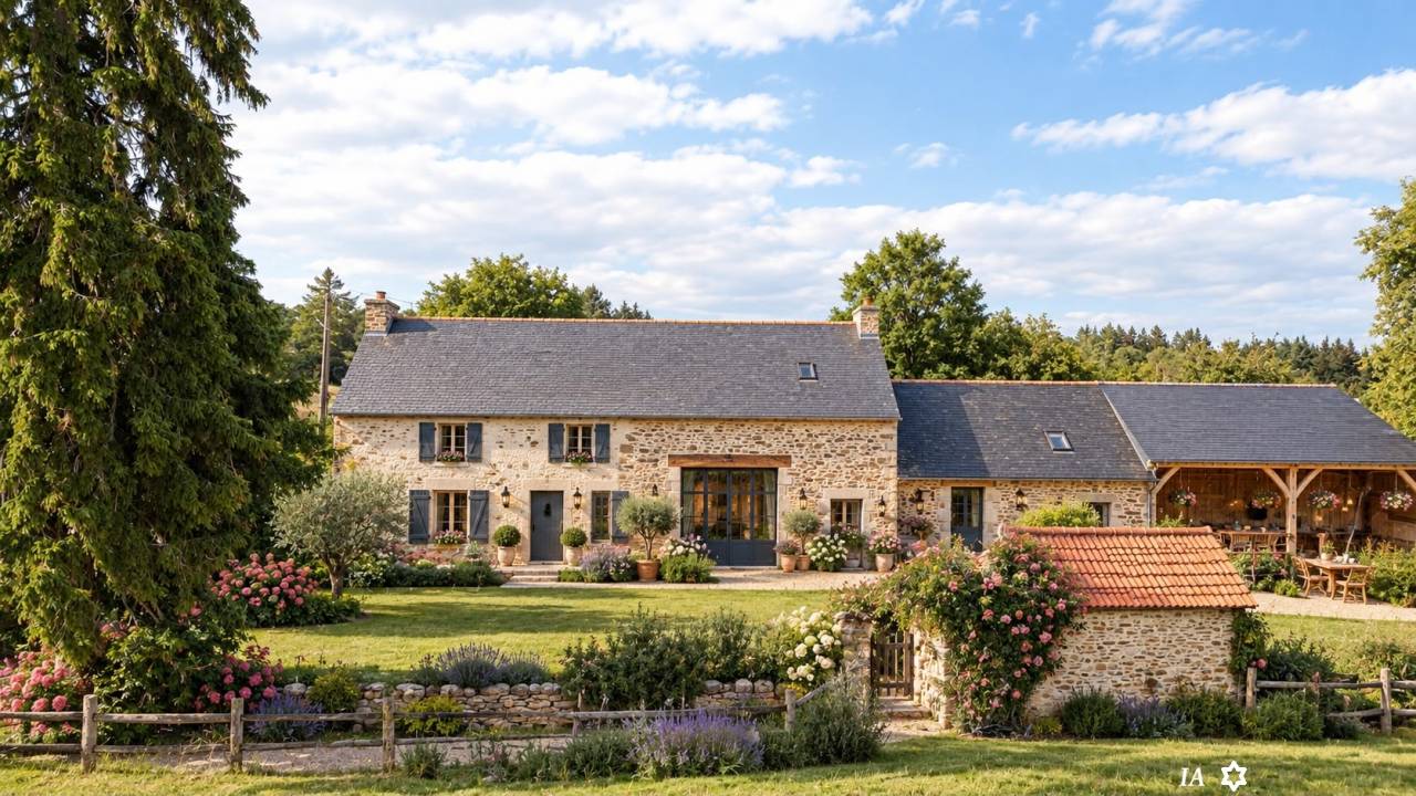 Granja para restaurar En venta Creuse