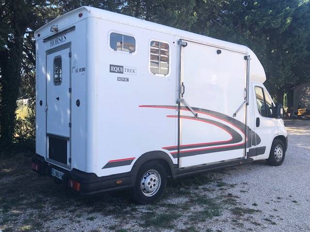 Furgoneta para caballos Peugeot equitreck 2016 De segunda mano