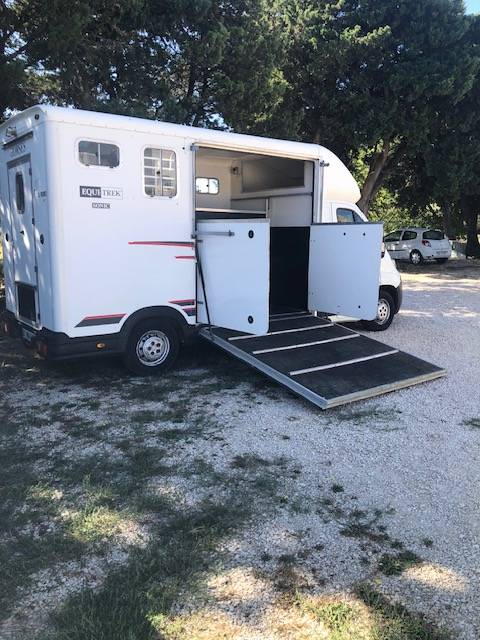 Furgoneta para caballos Peugeot equitreck 2016 De segunda mano