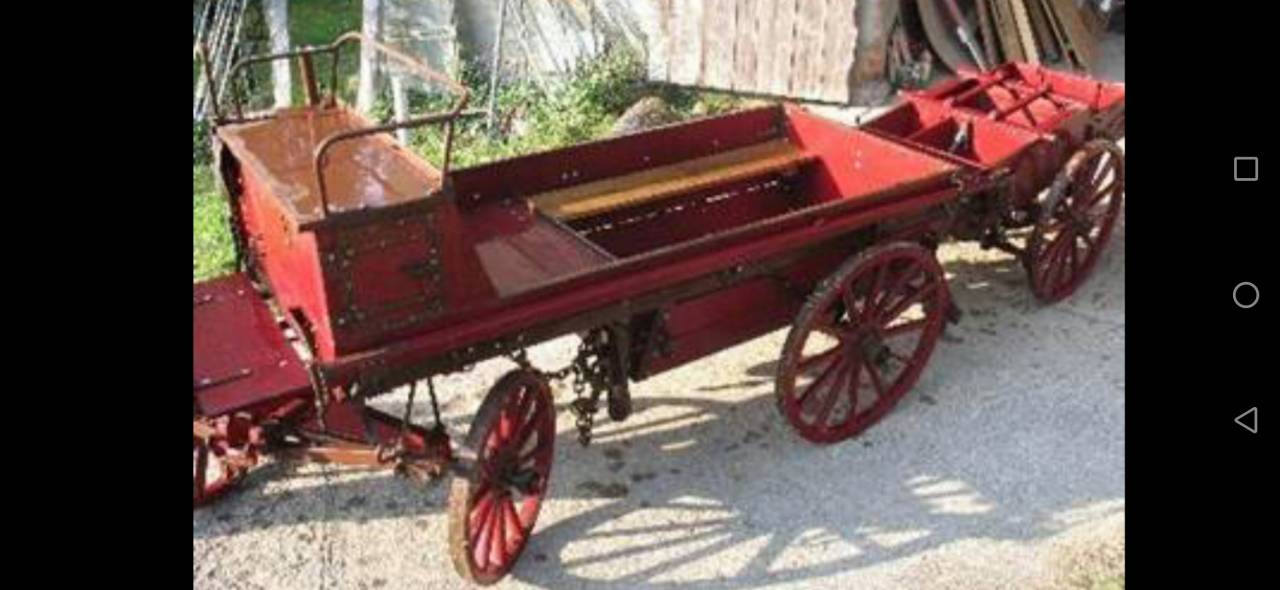 Coche enganches - Carruaje con banqueta   